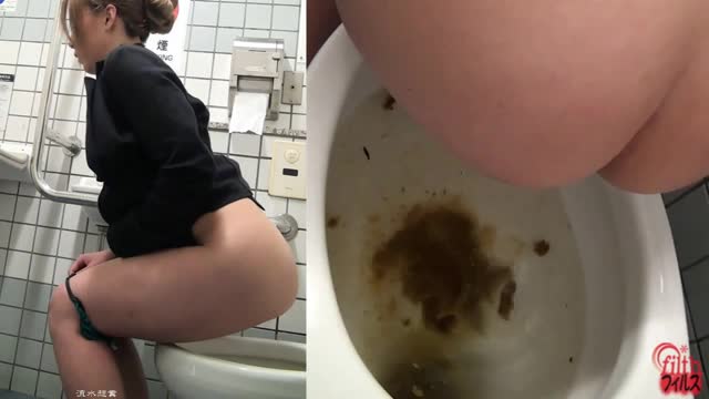 Japanese Pooping Cam - Spying on a japanese babe pooping