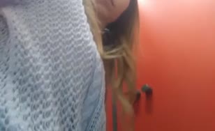 Beautiful girl produce a nice turd