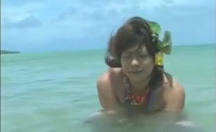 Lesbian scat fun at the beach