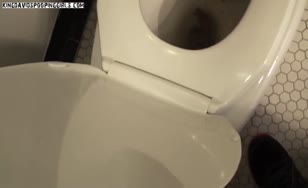 Real mess in toilet
