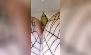 MILF and her dirty pooping video 