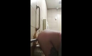 Public bathroom diarrhea explosion clip 