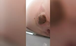 Dark tight asshole hot poop video 