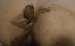 Pretty fuck and hard poop 