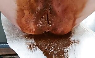 Dirty ass covered in shit 