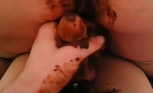 Poop covered asshole getting nailed 