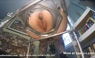 Amateur lovely ass girl shitting closeup 