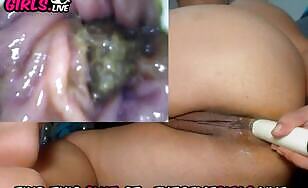 Dirty anal cam dildo