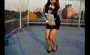 Amateur Japanese office babe panty poop accident 