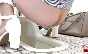 Scat shit defecation- Hidden Cam