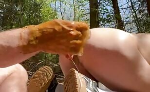 Shitty Fisting Outdoors