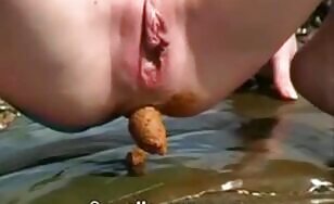 Woman Drops a Nasty Poop Load - 1:33:23