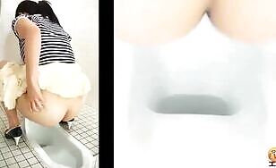 Japanese Ladies Poop in Public Restrooms - 23:49