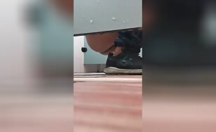 Lady Shits on Toilet - 01:54