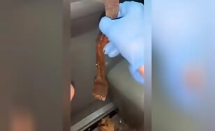 Lady Shits in Porta Toilet - 06:15