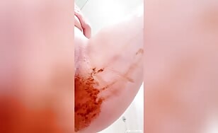 Woman Poops in Bathtub - 08:08