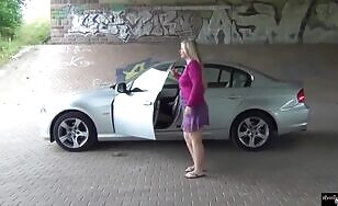 Posh Milf Shits by Her Car - 01:25