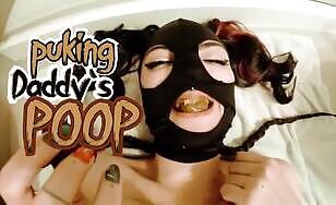 Masked Babe Gets a Mouthful of Shit - 00:13