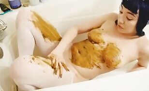 Hot babe Takes a Nasty Shit - 03:35