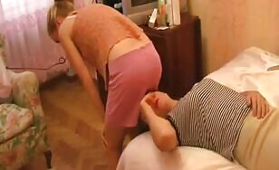 Alina farts on Vicky's nose - 05:00