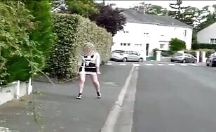 Blonde Woman Shits in Public - 01:21