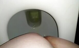 Lady Poops on the Toilet - 02:02