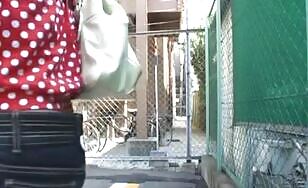 Japanese Woman Takes a Public Dump