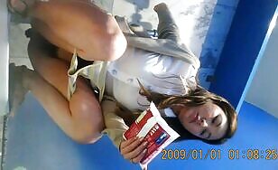 Thai Student Takes a Big Shit